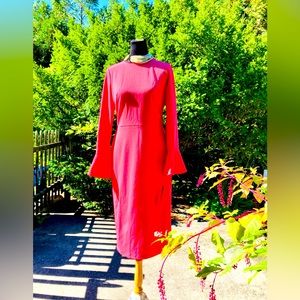 NWT Maggie London Bell Sleeve Dress